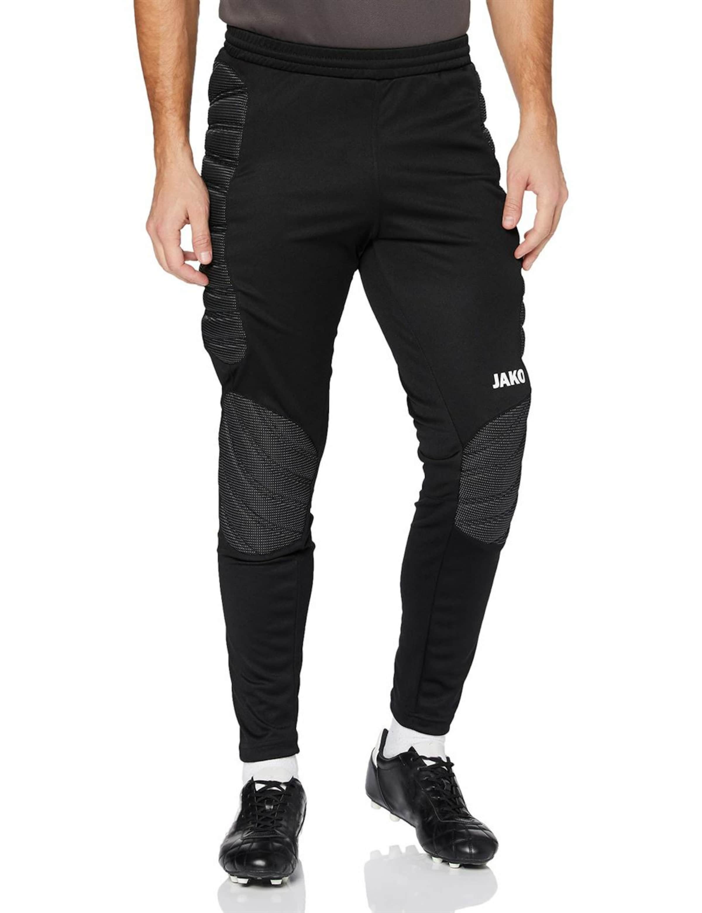 JAKO Slimfit Sportbyxa i svart: framsida