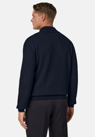 Boggi Milano Knit Cardigan in Blue