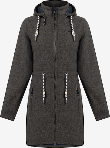 Schmuddelwedda Fleece Jacket in Grey: front