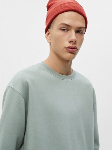 Pull&Bear Sweatshirt i grön