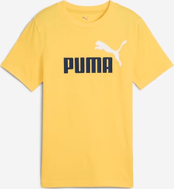 PUMA Футболка 'ESS No.1' в Желтый: спереди