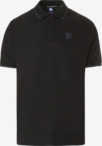 North Sails Poloshirt in Schwarz: predná strana