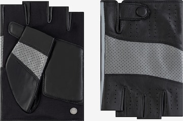 Roeckl Kurzfingerhandschuhe 'Ohio' in Schwarz: Vorderseite
