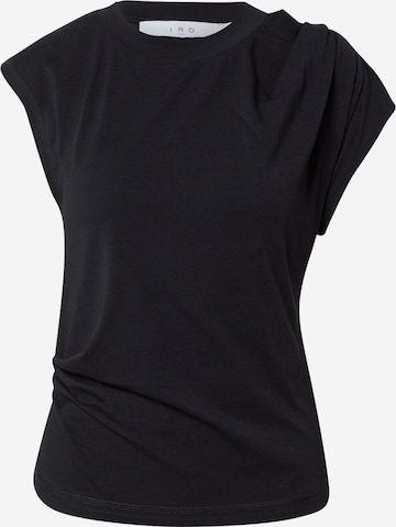IRO - Camiseta 'CHARRON' en negro: frente