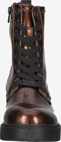 Bottines à lacets TOM TAILOR en bronze