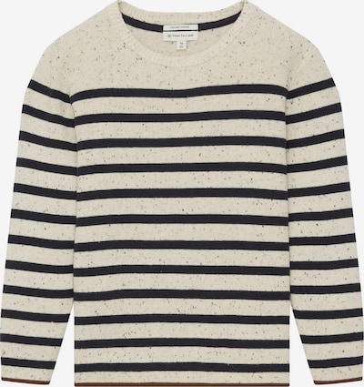 TOM TAILOR Sweater in Black / Off white, Item view