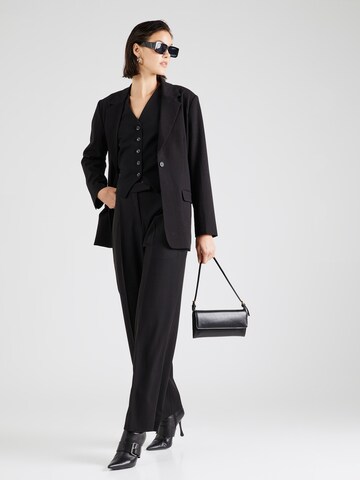 Calvin Klein Wide Leg Hose in Schwarz