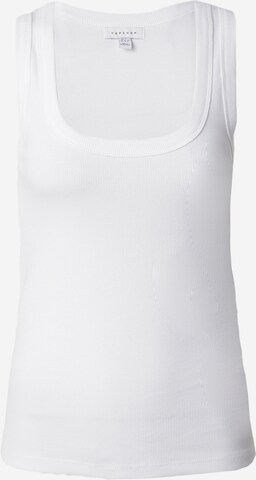 TOPSHOP Top – bílá: přední strana