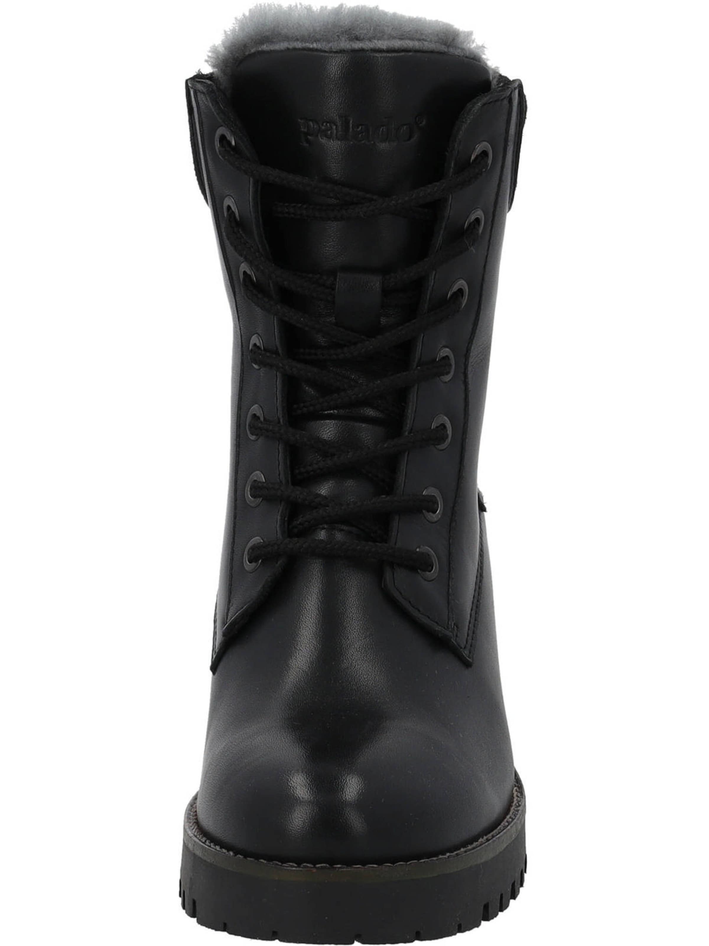 Palado Fűzős rövid szárú csizmák 'Skarda' - fekete