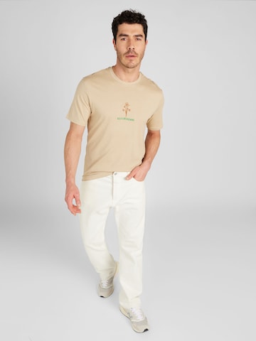 Only & Sons T-Shirt 'LANDON' in Beige