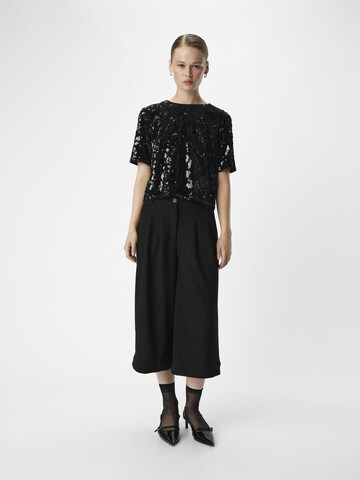 Loosefit Pantalon à pince 'KENDRA' OBJECT en noir