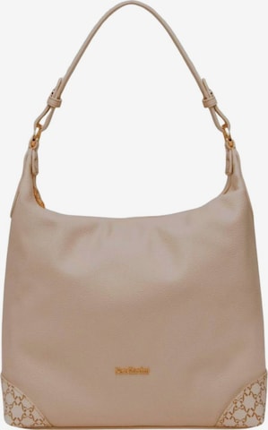 Sac bandoulière Nero Giardini en beige : devant