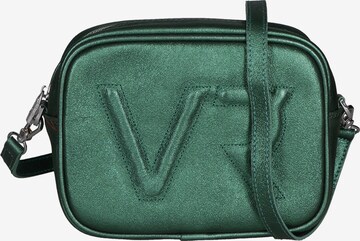 Borsa a tracolla 'Borsa a Tracolla Donna Pelle Laminata con Zip' di Virginia Rhinè in verde: frontale