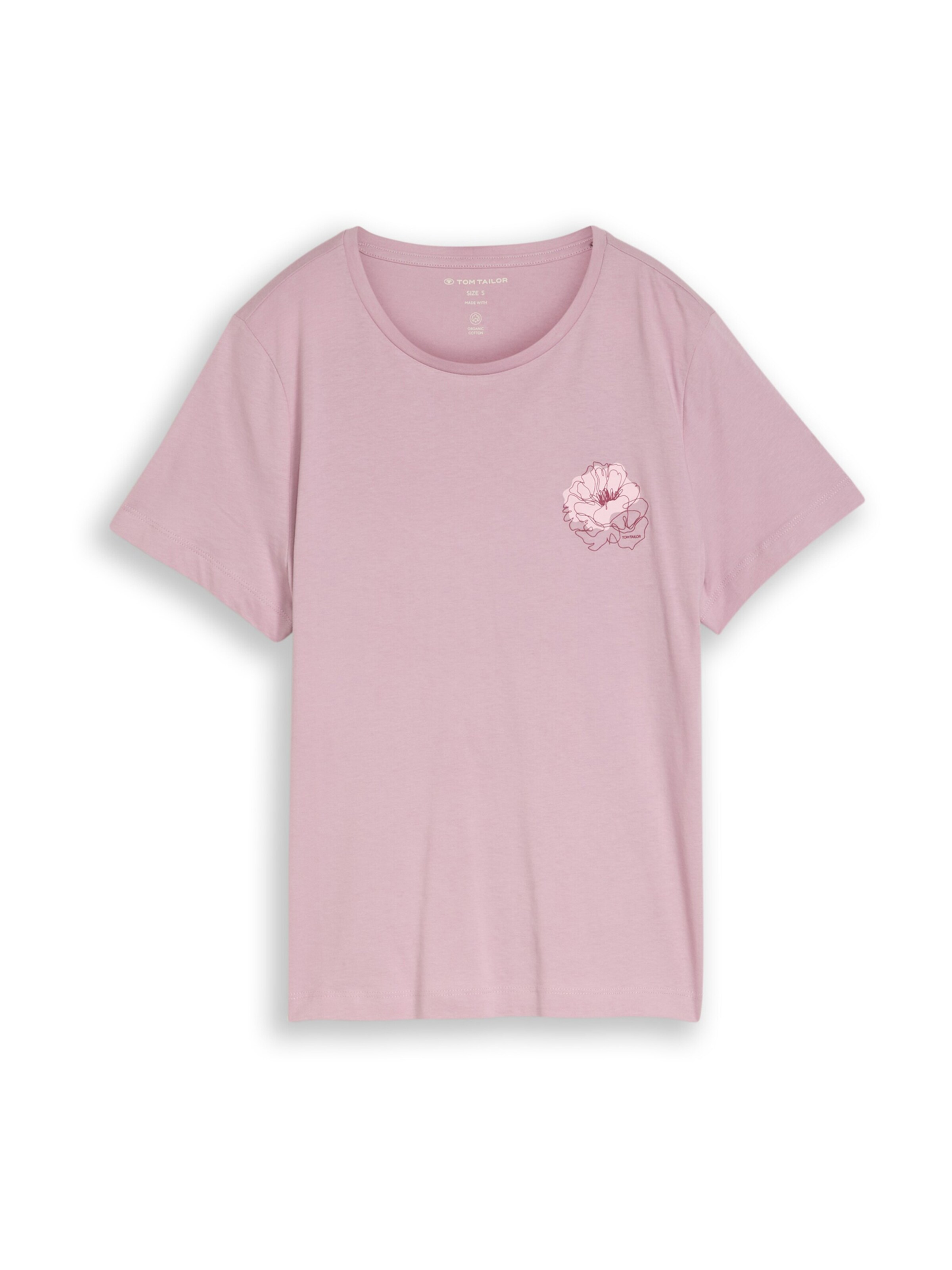 Tricou de la TOM TAILOR pe roz: față