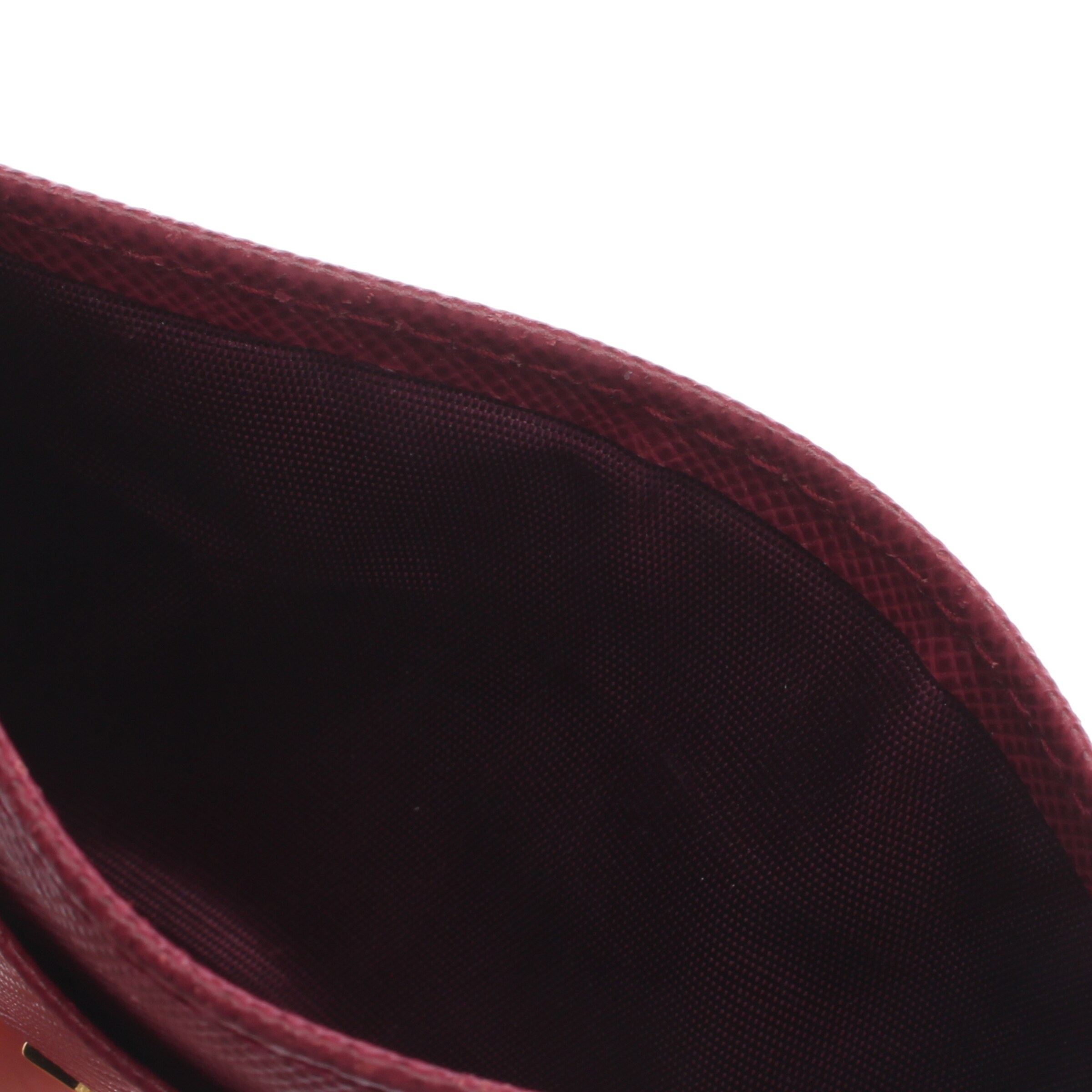 PRADA Small Leather Goods in One size in Red