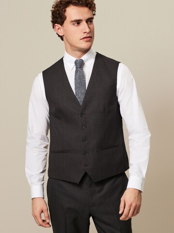 Next Suit vest in Brown: front