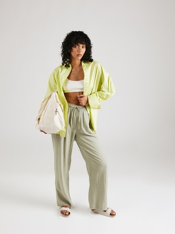 VERO MODA Wide leg Pants 'Linn' in Green