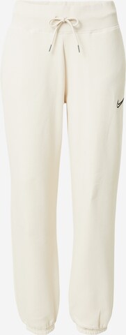 Nike Sportswear Tapered Pants in Beige: front