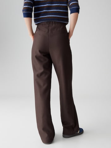 Largi Pantaloni 'Melane' de la OPUS pe maro