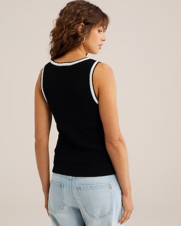 WE Fashion Вязаный топ в Черный