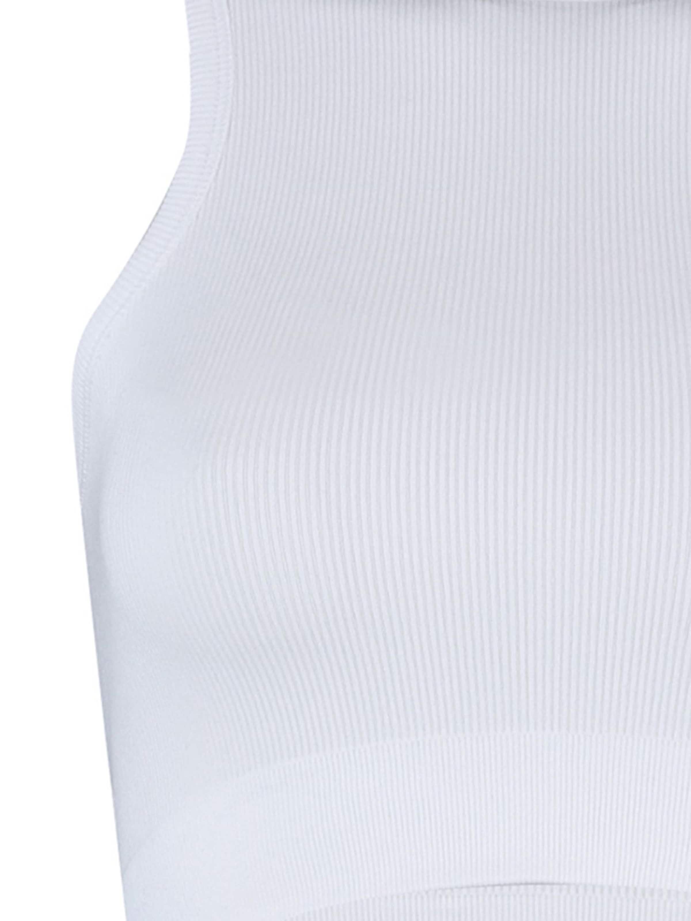 Trendyol Bustier Športni nederček | bela barva