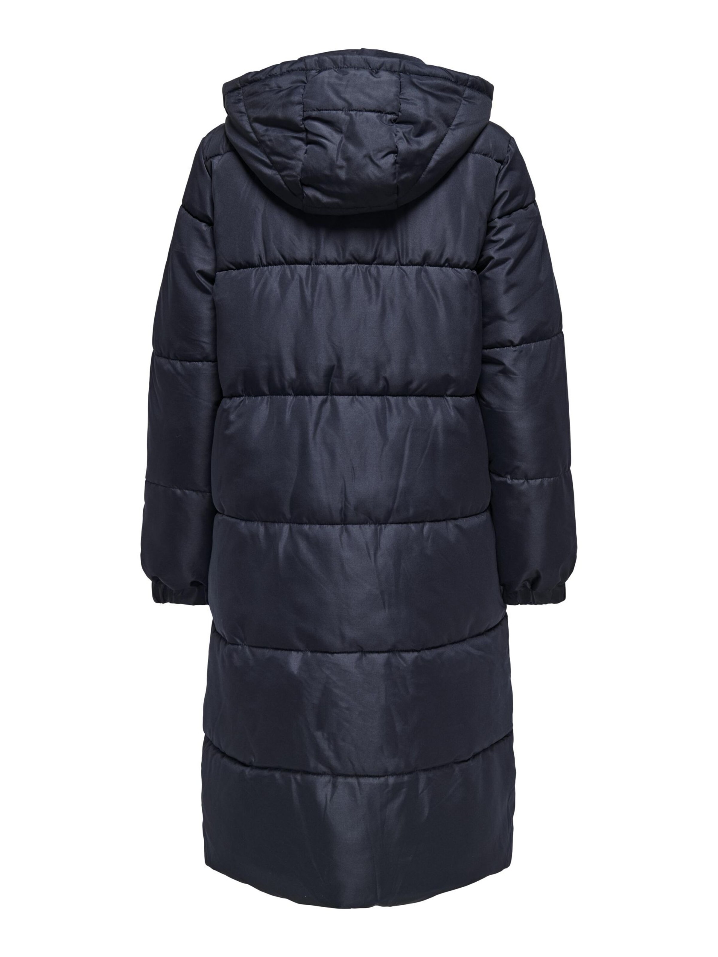 ONLY Wintermantel in Blauw