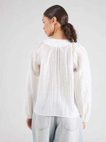 COMMA Bluza | bela barva