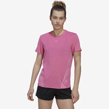 ADIDAS SPORTSWEAR - Camiseta funcional 'Train Icons' en rosa: frente