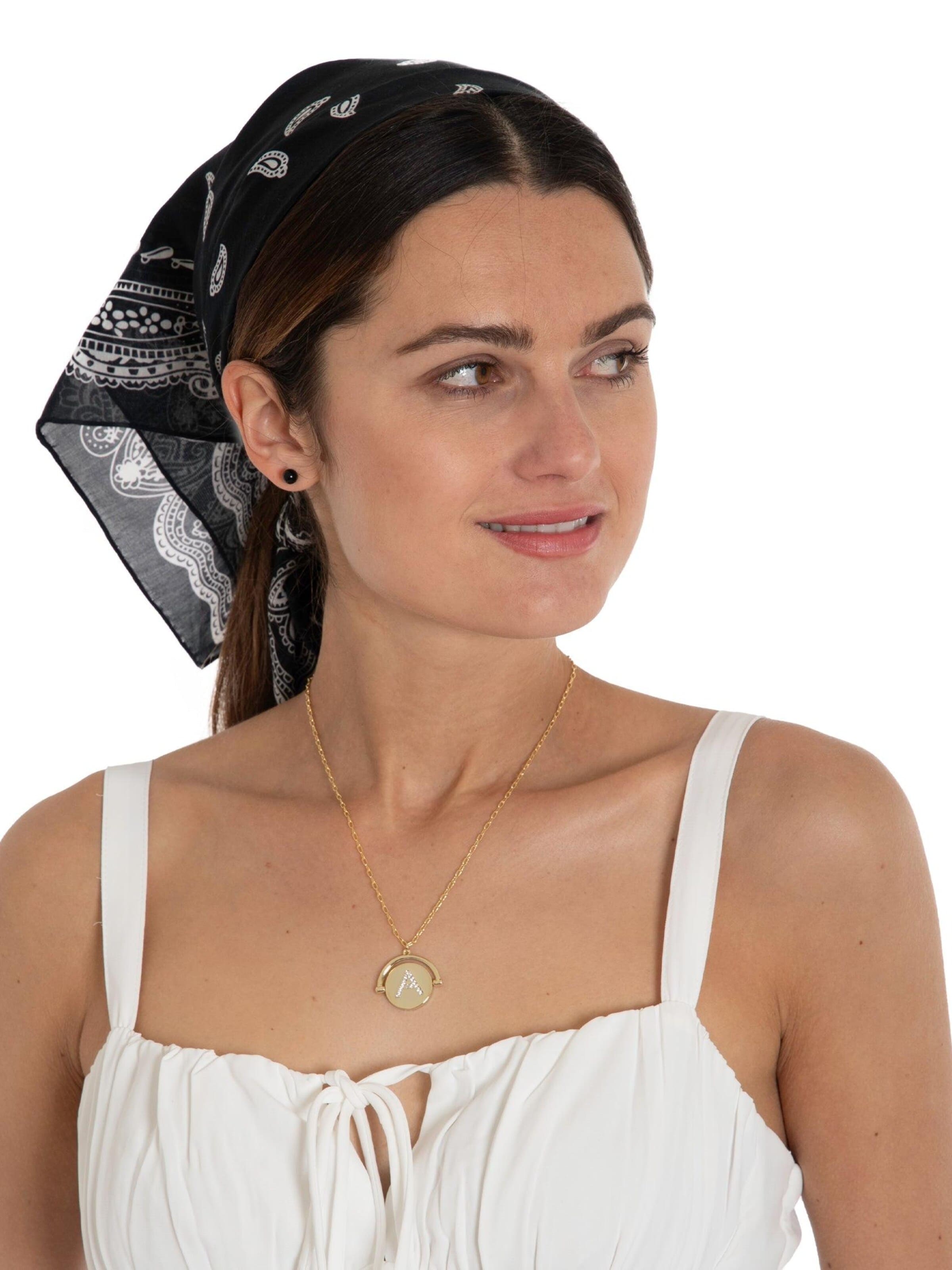 MayTree Schal 'Bandana'‌ in Schwarz