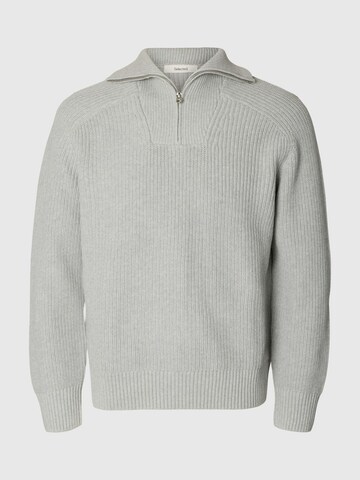 SELECTED Pullover i grå: forside