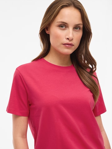 VILA Koszulka 'VINora' w kolorze czerwony