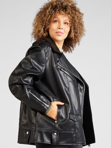 River Island Plus - Chaqueta de entretiempo en negro