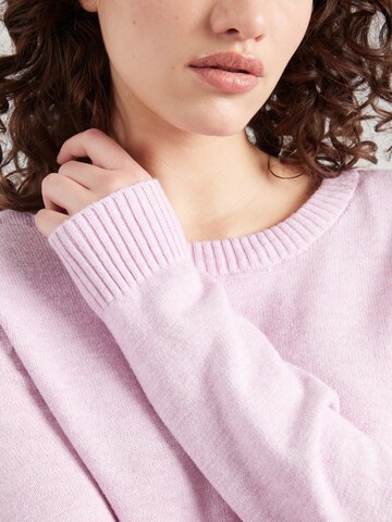 VILA Sweater 'VIRIL' in Purple