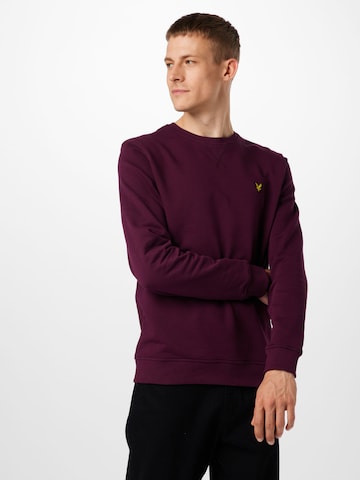 Lyle & Scott Sweatshirt i röd: framsida