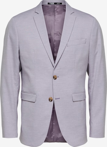 Coupe slim Veste de costume SELECTED HOMME en violet : devant