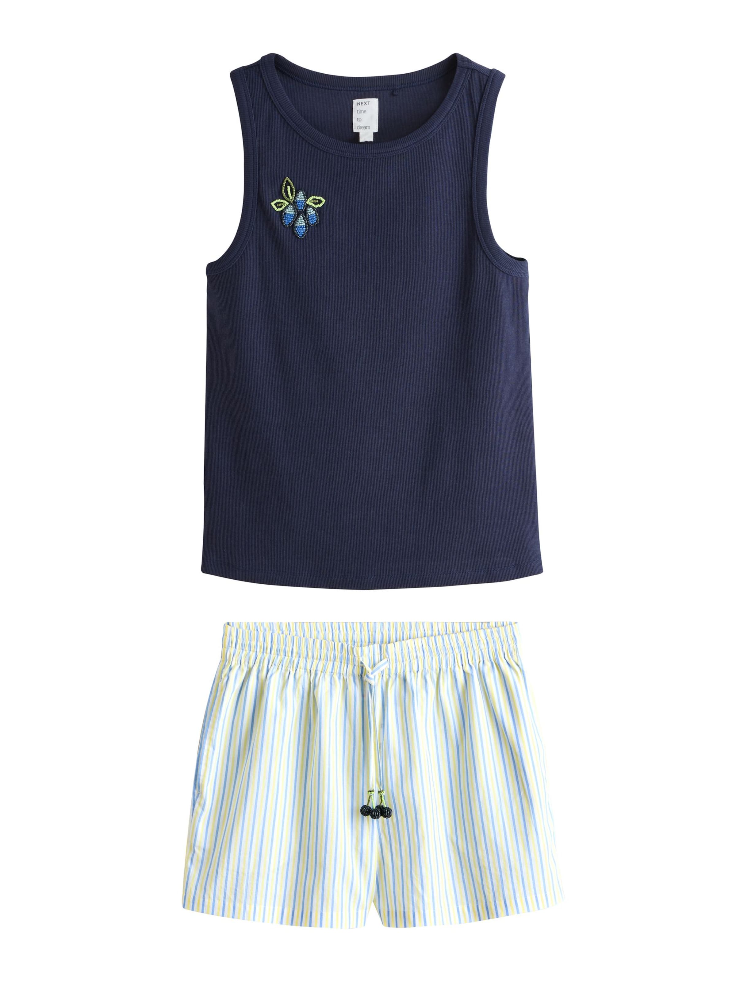 Next Shorty 'Blueberry' in Blau: Vorderseite