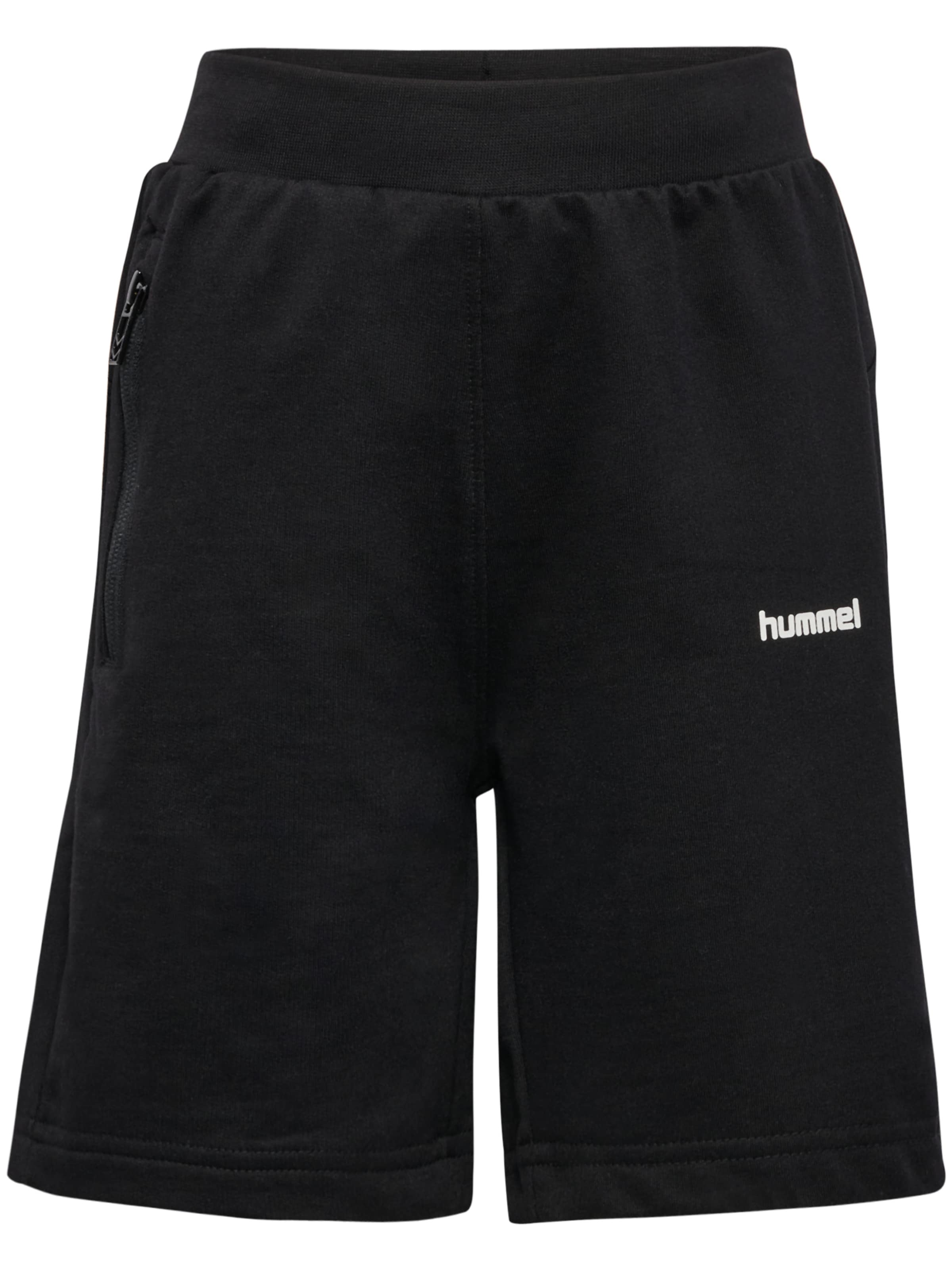 Hummel Wide leg Trousers in Black: front