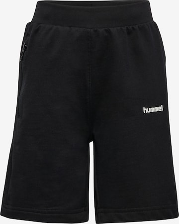 Hummel Wide leg Trousers in Black: front