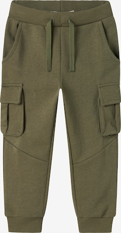 Tapered Pantaloni 'Oli' di NAME IT in verde: frontale