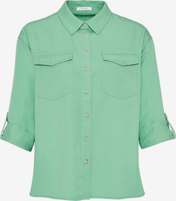 Camicia da donna 'Fappel' di OPUS in verde: frontale