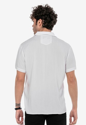 Redbridge Regular fit Button Up Shirt 'Huddersfield' in White