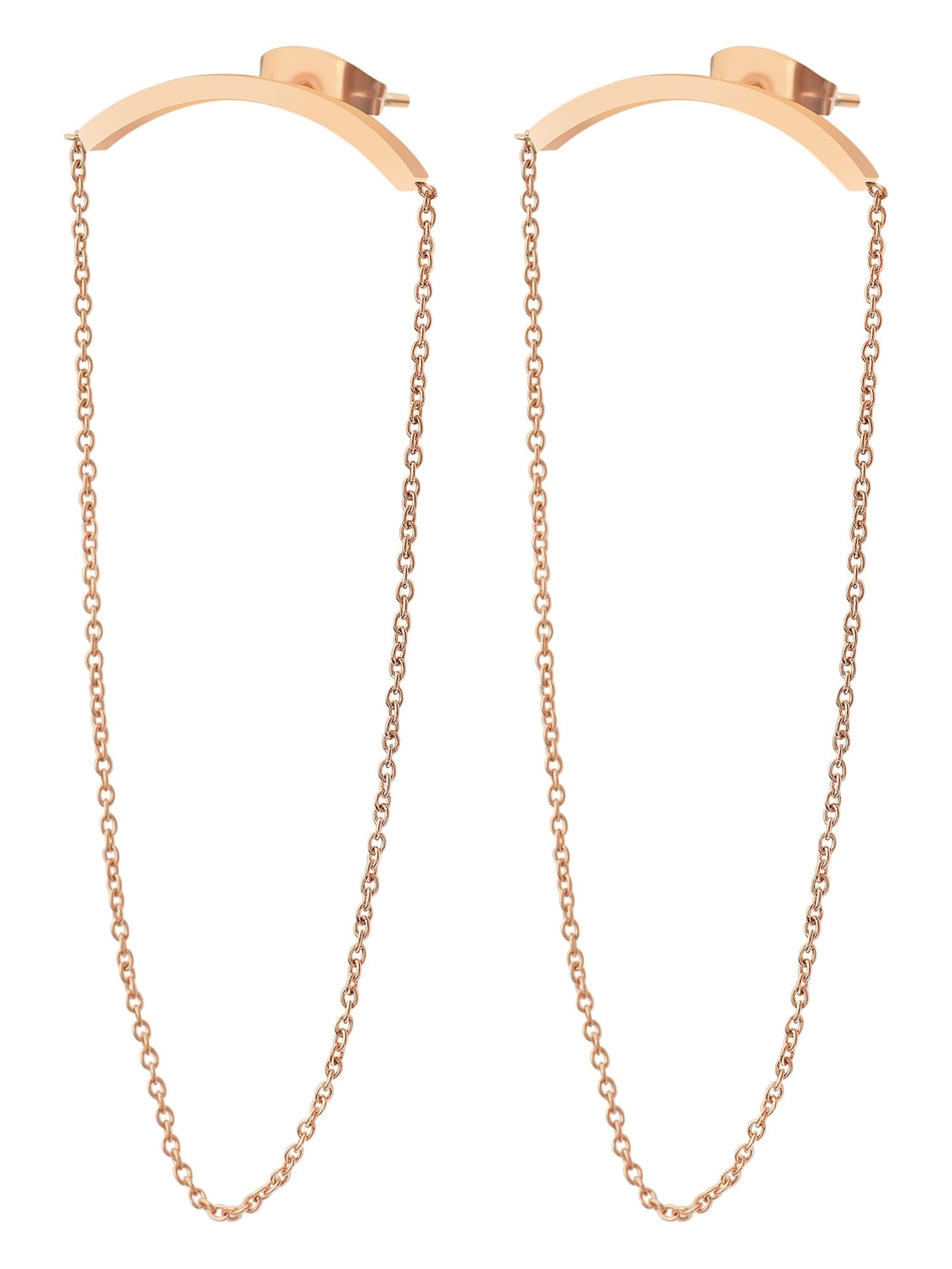 Akzent Earrings 'Amber, langlebig' in Gold