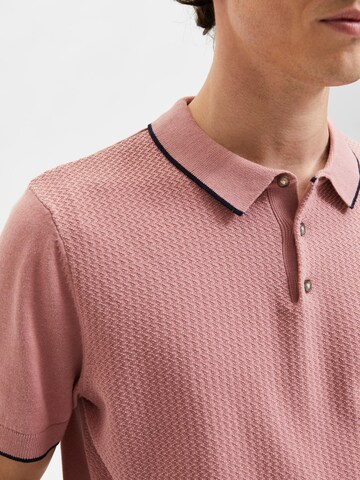 SELECTED HOMME Sweater 'Hank' in Pink