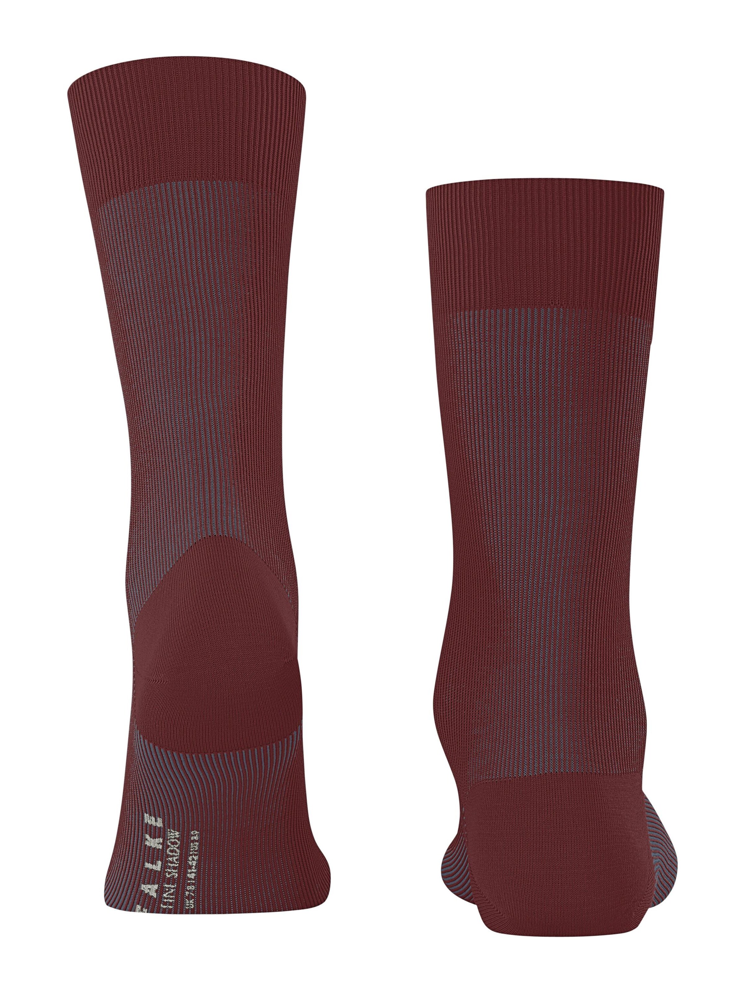 FALKE Socks 'Fine Shadow' in Red