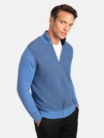 Jacey Quinn Knit cardigan in Blue