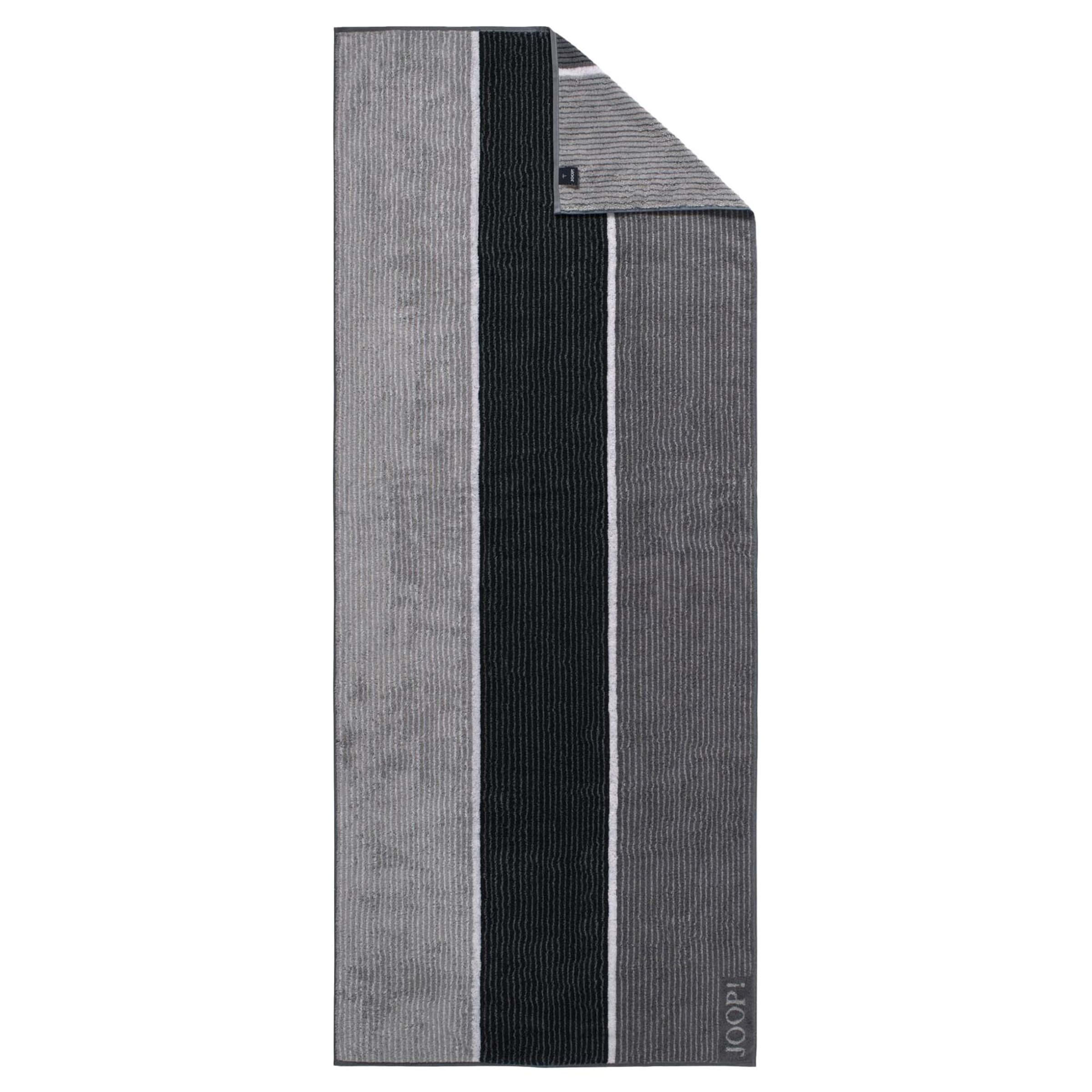 JOOP! Osuška 'Lines' – černá: přední strana