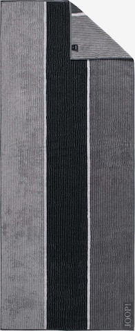 Telo doccia 'Lines' di JOOP! in nero: frontale