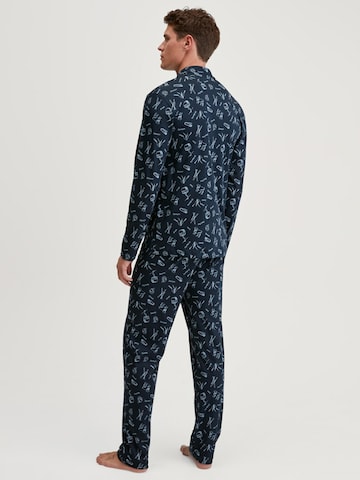 CALIDA Pyjama lang in Blauw