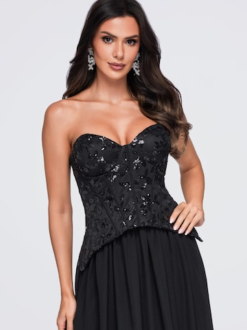 Ombre Abendkleid‌‌ in Schwarz