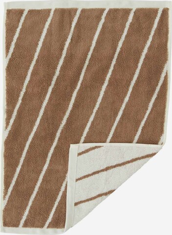 OYOY LIVING DESIGN Towel 'Raita' in Brown: front